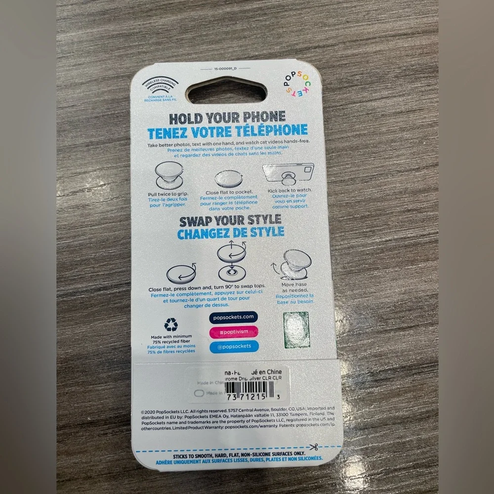 PopSocket - Chrome Drip